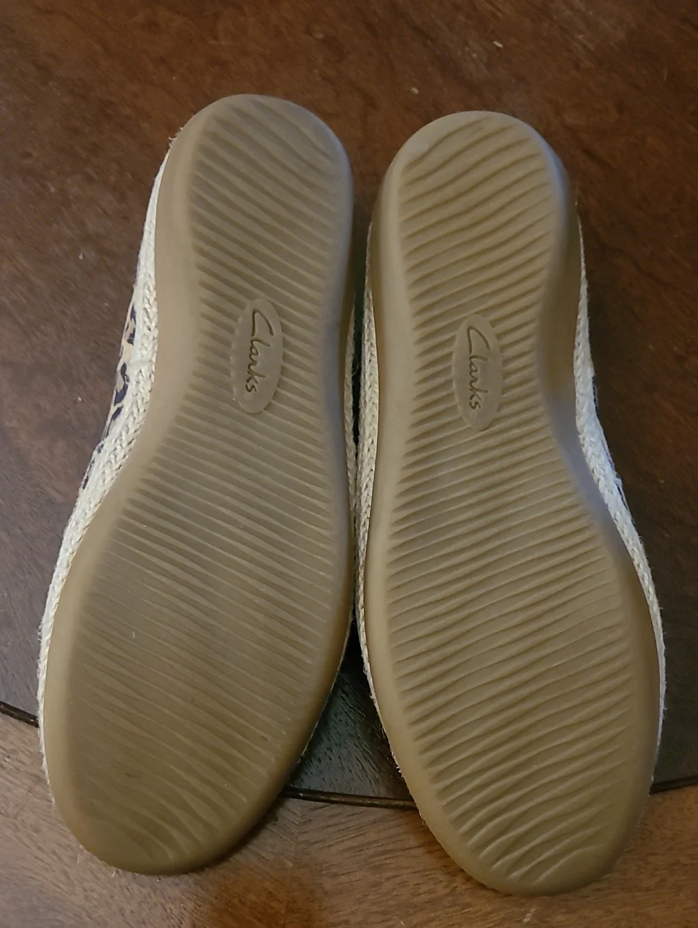 Clarks - Leopard Print Slip-On Espadrilles - Women Size 7M